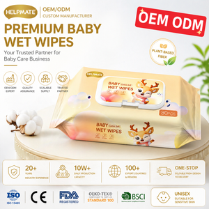 OEM ODMカスタム使い捨てベイビーウェットワイプ卸売